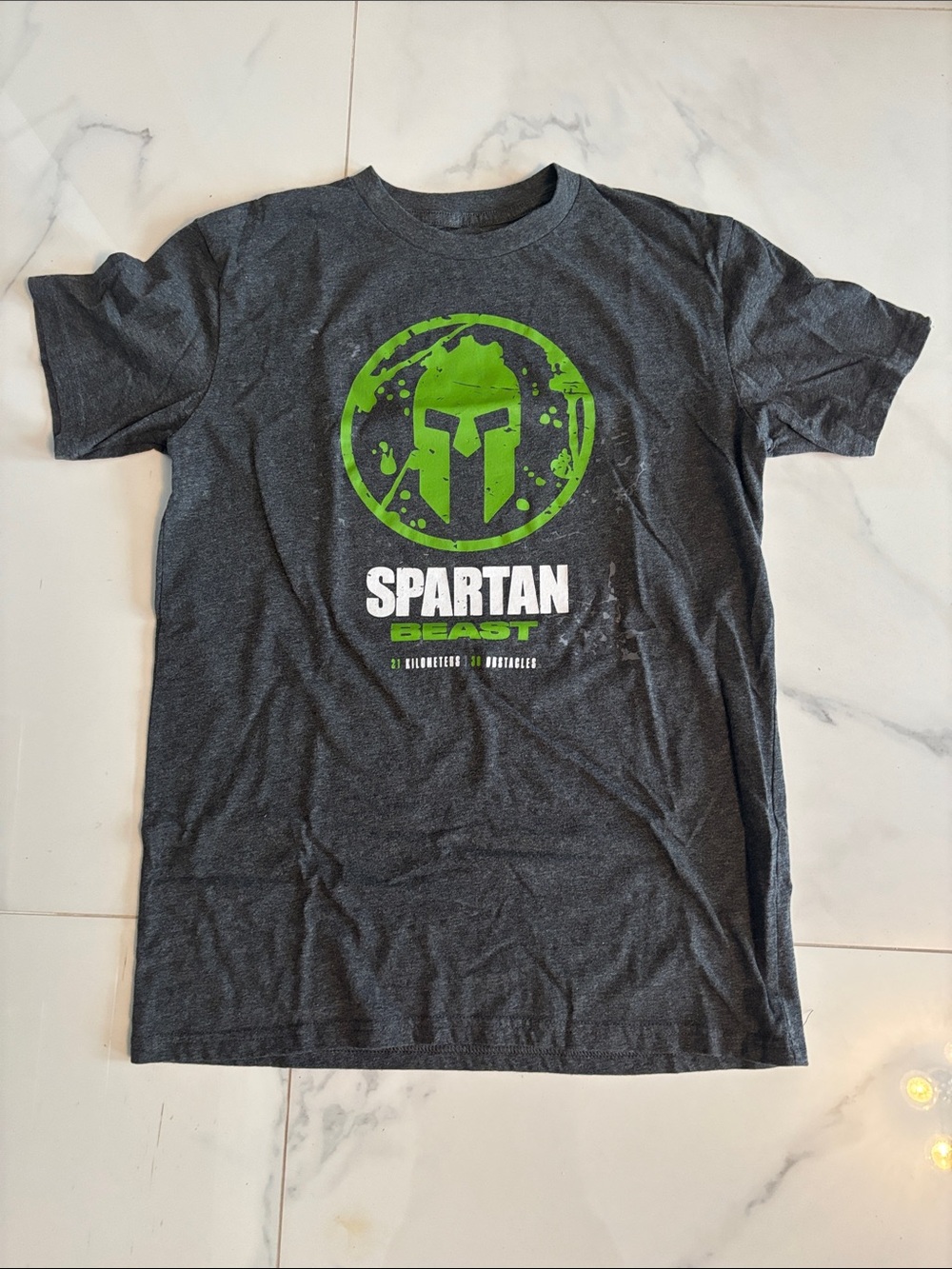 Spartan Race Beast Finisher T shirt Medium Unisex